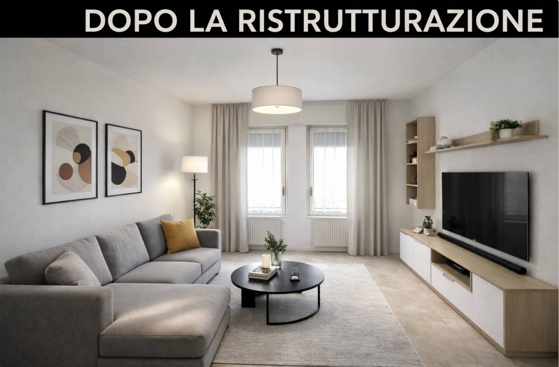 # **TRILOCALE LOCATO: DISPONIBILE TRA CIRCA DUE ANNI. UN'OPPORTUNITÀ IDEALE PER CHI SA PROGRAMMARE IL FUTURO.**
## **Trilocale con due camere nelle vicinanze di Capriate San Gervasio**